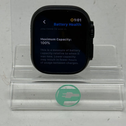 Unlocked Apple Watch Ultra 3 49MM Black Titanium Black Trail Loop MF1D4LW/A