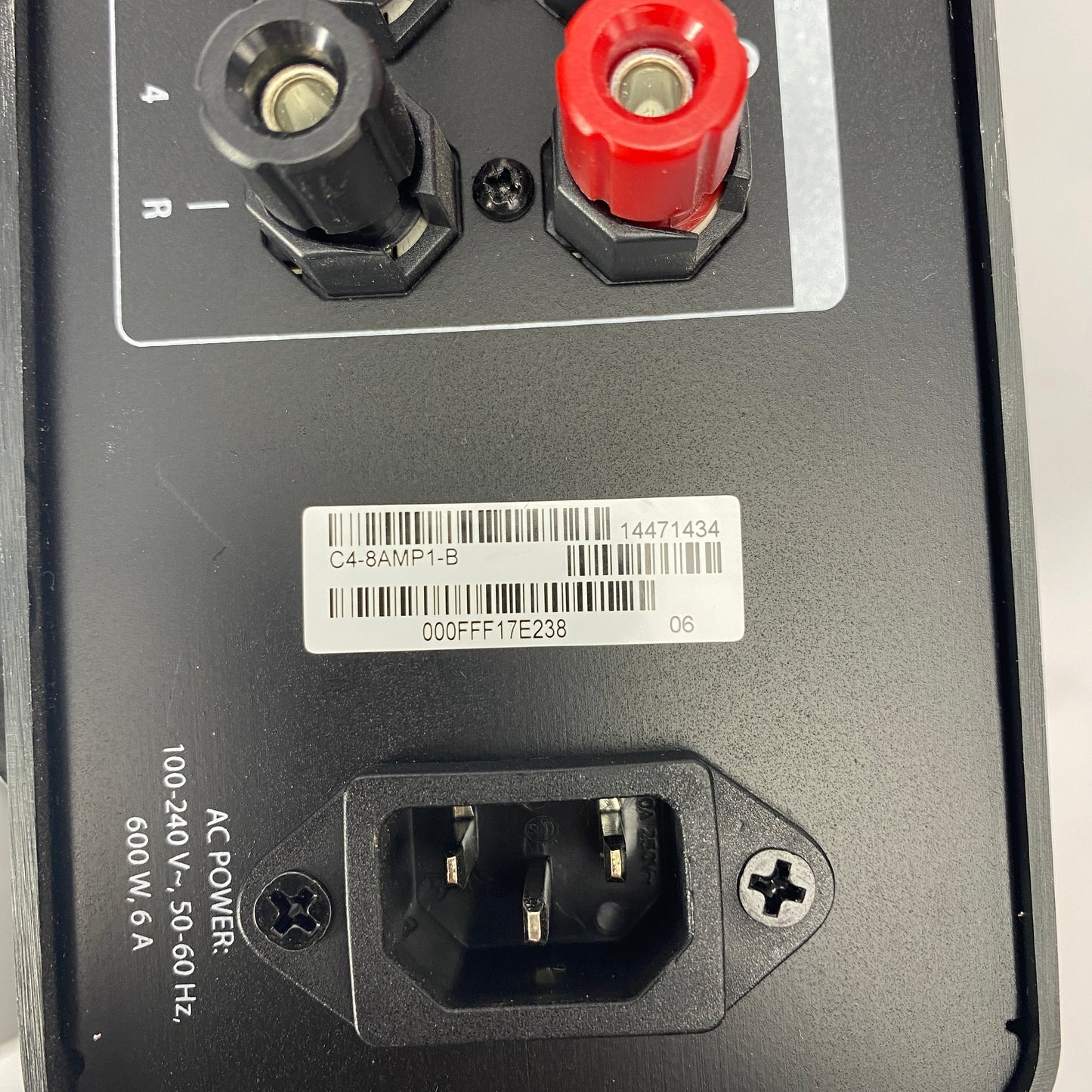 Control4 C4-8AMP1-B 4 Zone Amplifier