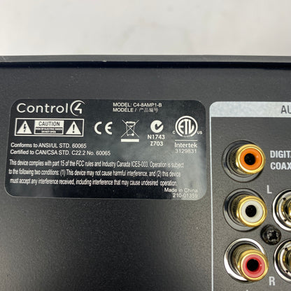 Control4 C4-8AMP1-B 4 Zone Amplifier