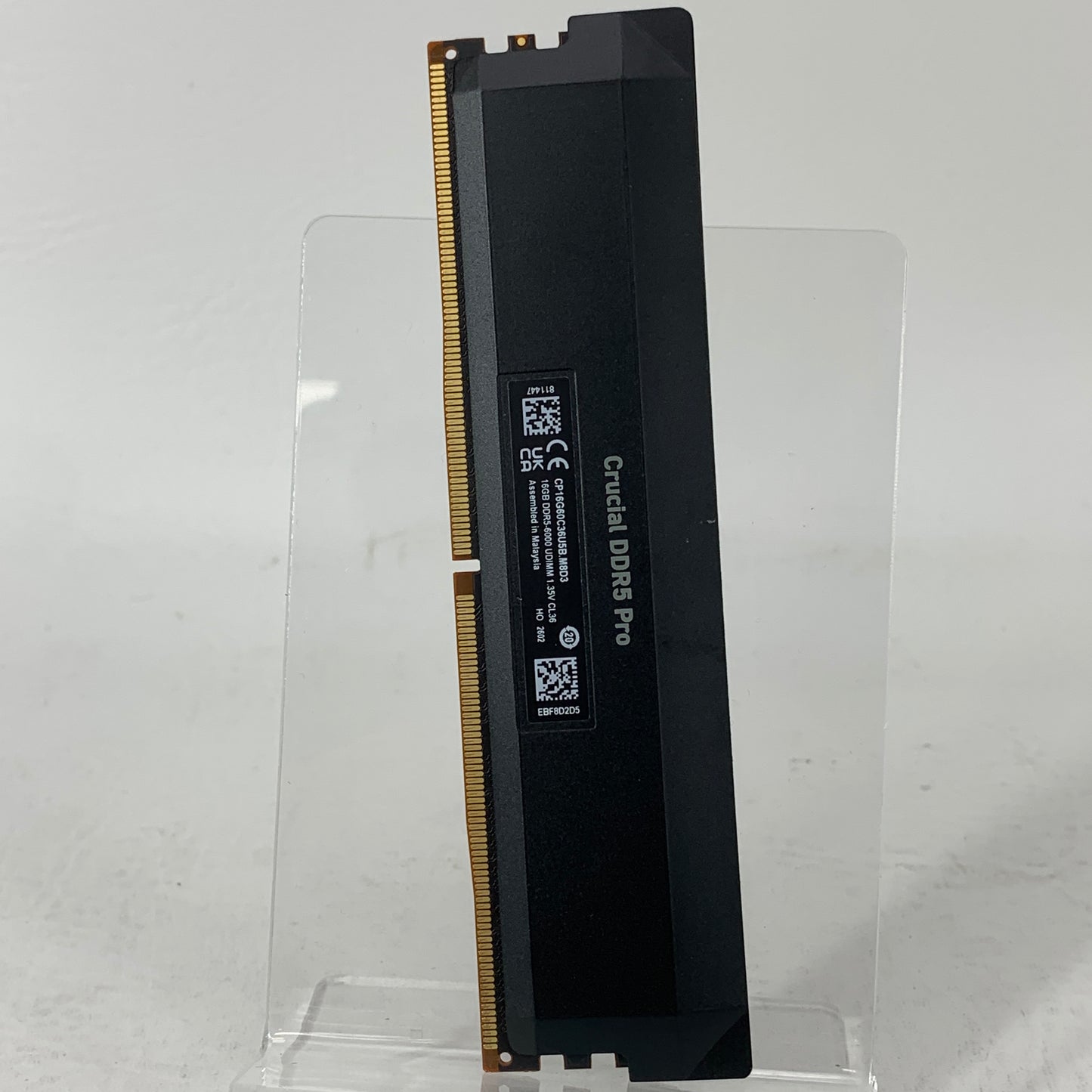 Crucial Pro 32GB Kit (2x16GB) DDR5 6000MHz CL36 Desktop RAM Memory CP16G60C36U5B