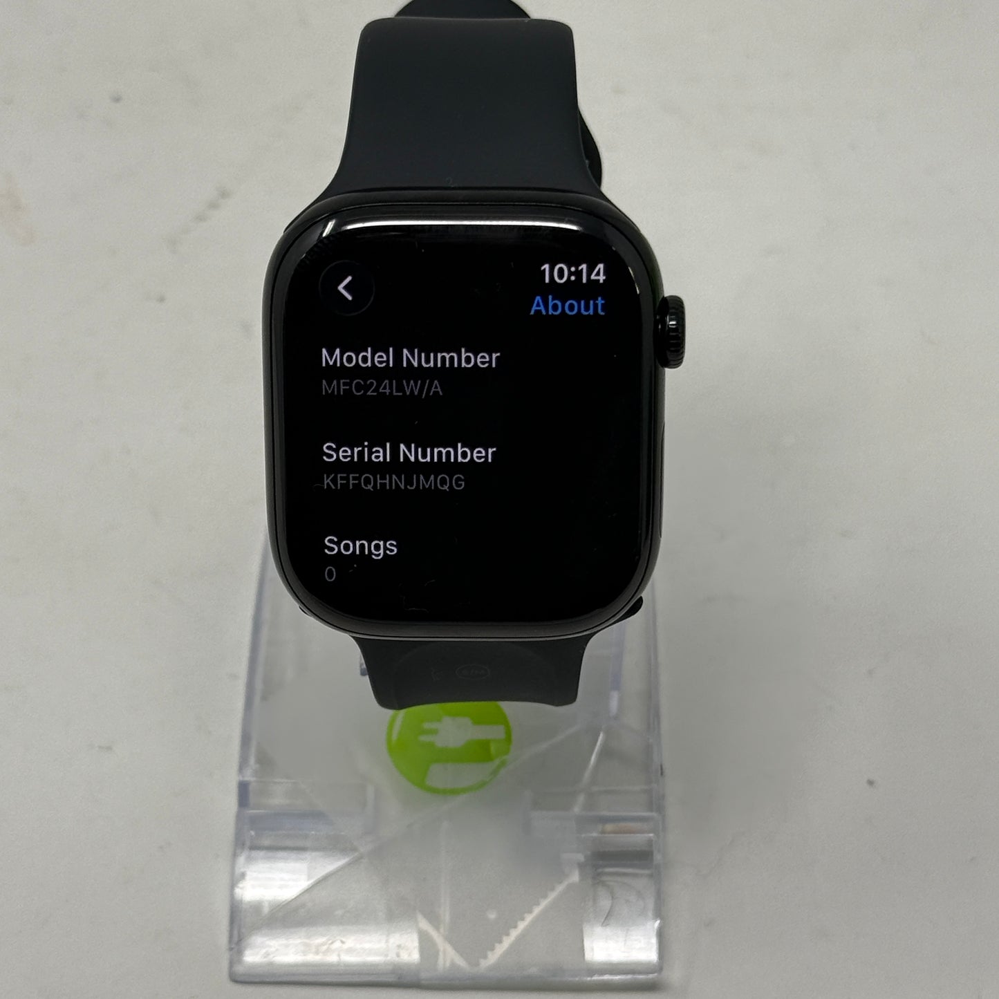 GPS Only Apple Watch Series 11 46MM Jet Black Aluminum Black Sport Band MFC24LW/A