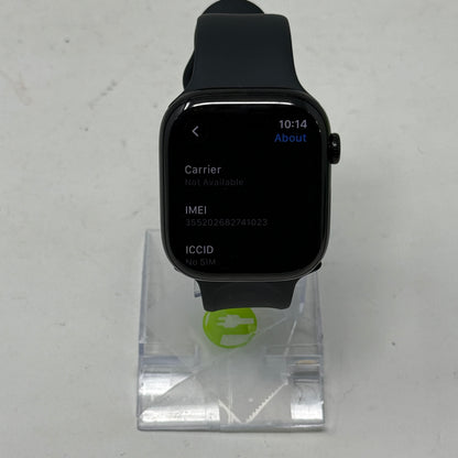 GPS Only Apple Watch Series 11 46MM Jet Black Aluminum Black Sport Band MFC24LW/A