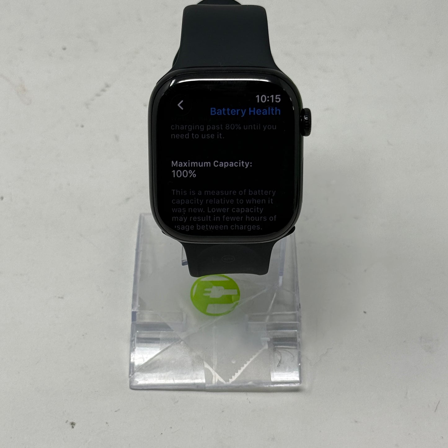 GPS Only Apple Watch Series 11 46MM Jet Black Aluminum Black Sport Band MFC24LW/A