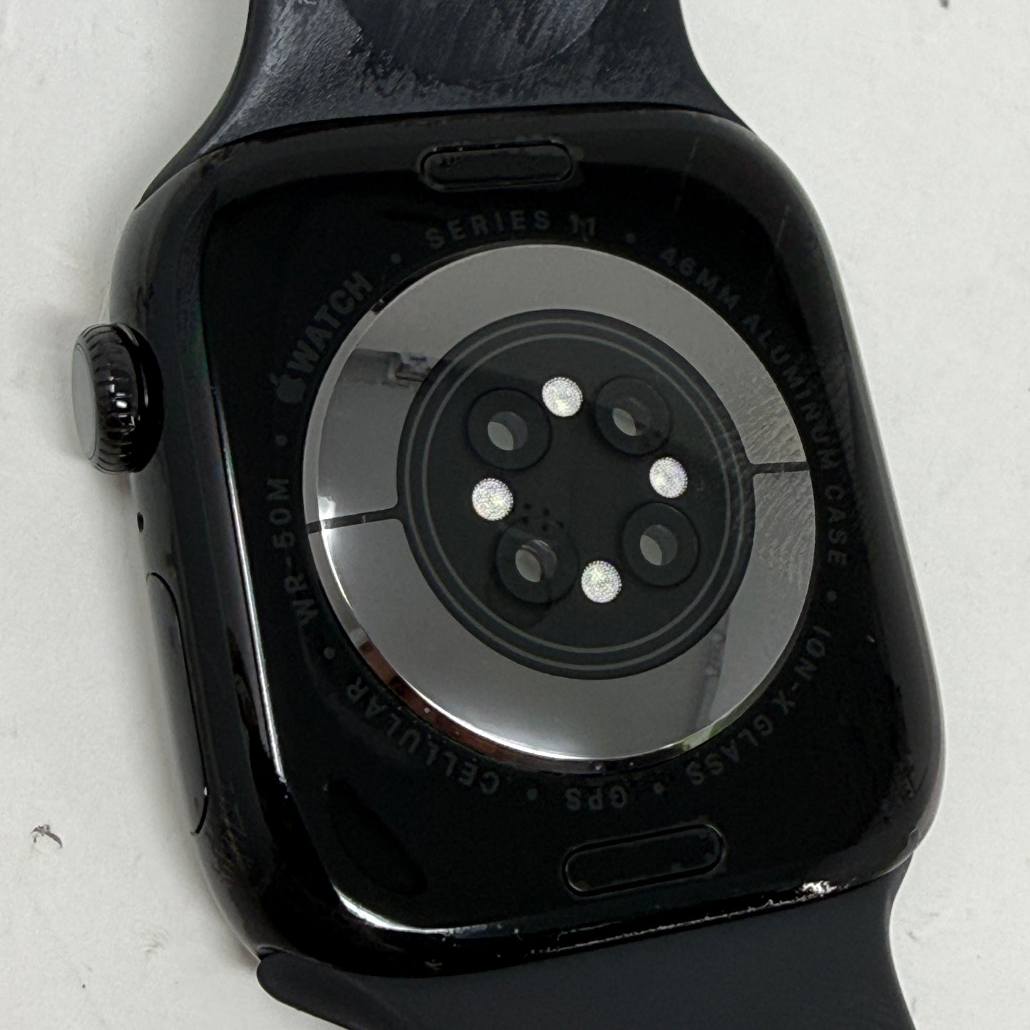 GPS Only Apple Watch Series 11 46MM Jet Black Aluminum Black Sport Band MFC24LW/A