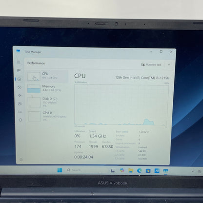 Asus Vivobook 14 X1404Z 14" i3-1215U 1.2GHz 8GB RAM 128GB SSD