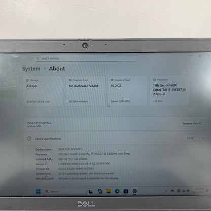 Dell Latitude 3420 14" i7-1165G7 2.8GHz 16GB RAM 256GB SSD