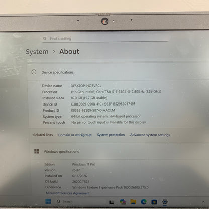 Dell Latitude 3420 14" i7-1165G7 2.8GHz 16GB RAM 256GB SSD