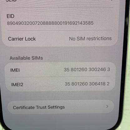Factory Unlocked Apple iPhone 15 Plus 256GB Yellow MU003LL/A