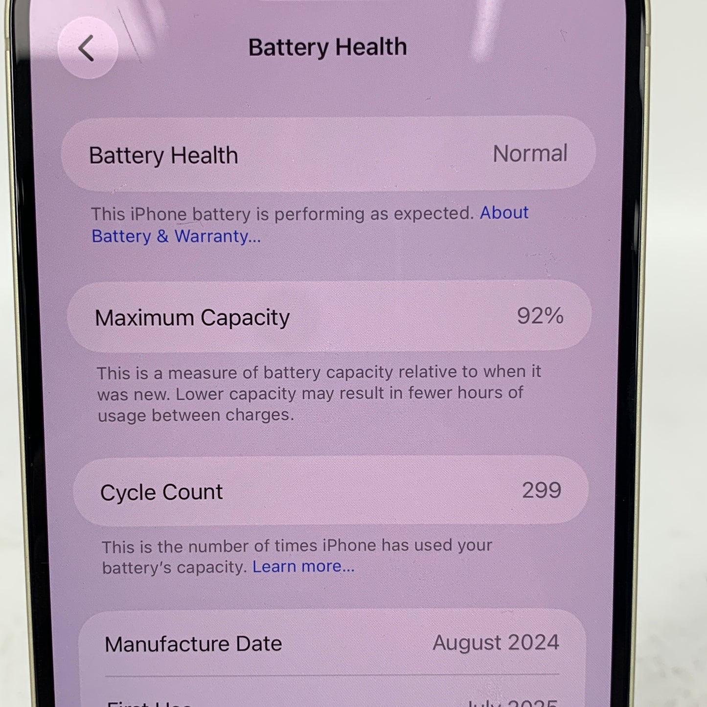 Factory Unlocked Apple iPhone 15 Plus 256GB Yellow MU003LL/A