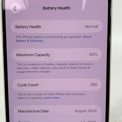 Factory Unlocked Apple iPhone 15 Plus 256GB Yellow MU003LL/A