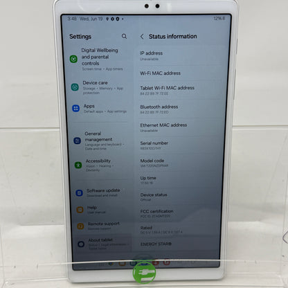 WiFi Only Samsung Galaxy Tab A7 Lite 8.7" 32GB Black SM-T220