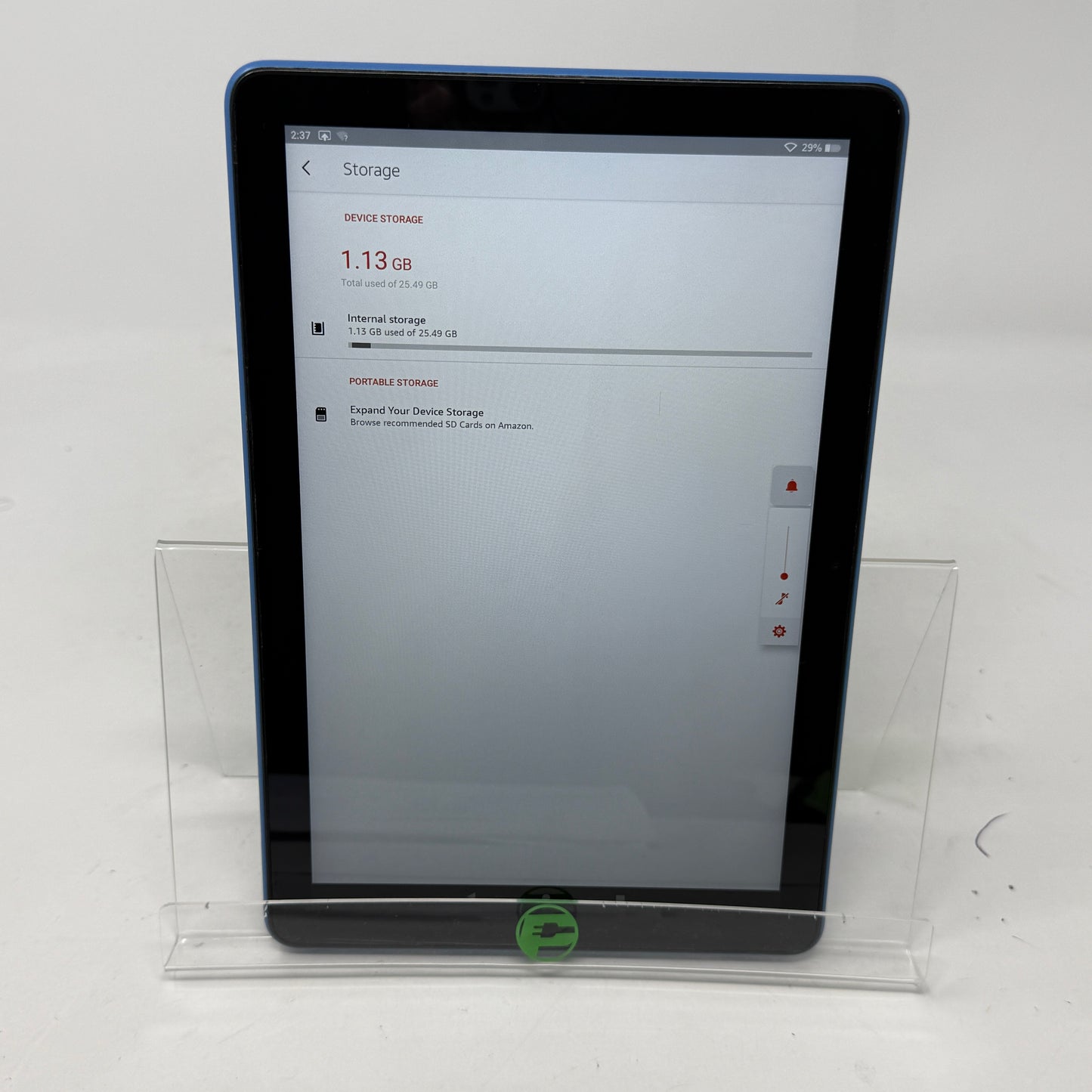 WiFi Only Amazon Kindle Fire HD 10 13th Gen 32GB Blue TG425K