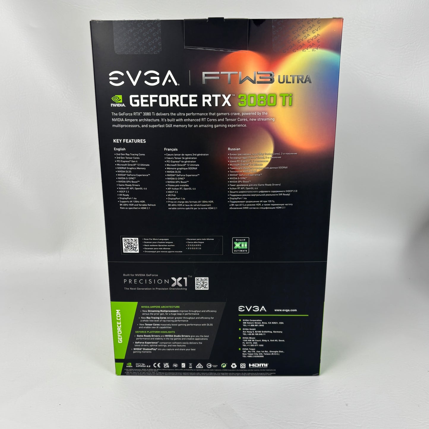 EVGA GeForce RTX 3080 Ti FTW3 Ultra Gaming 12GB GDDR6X Graphics Card 12G-P5-3967-KR