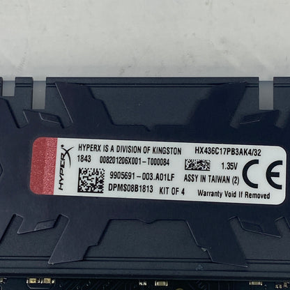 Kingston PREDATOR 4GB (4x1GB) RAM DDR4 2666MHz HX436C17PB3AK4/32