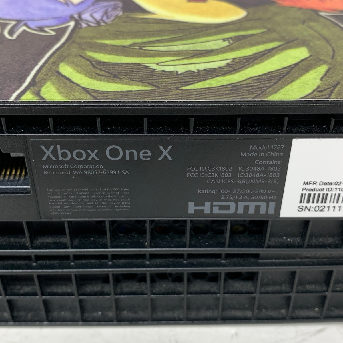 Microsoft Xbox One X 1TB Console Gaming System Black 1787