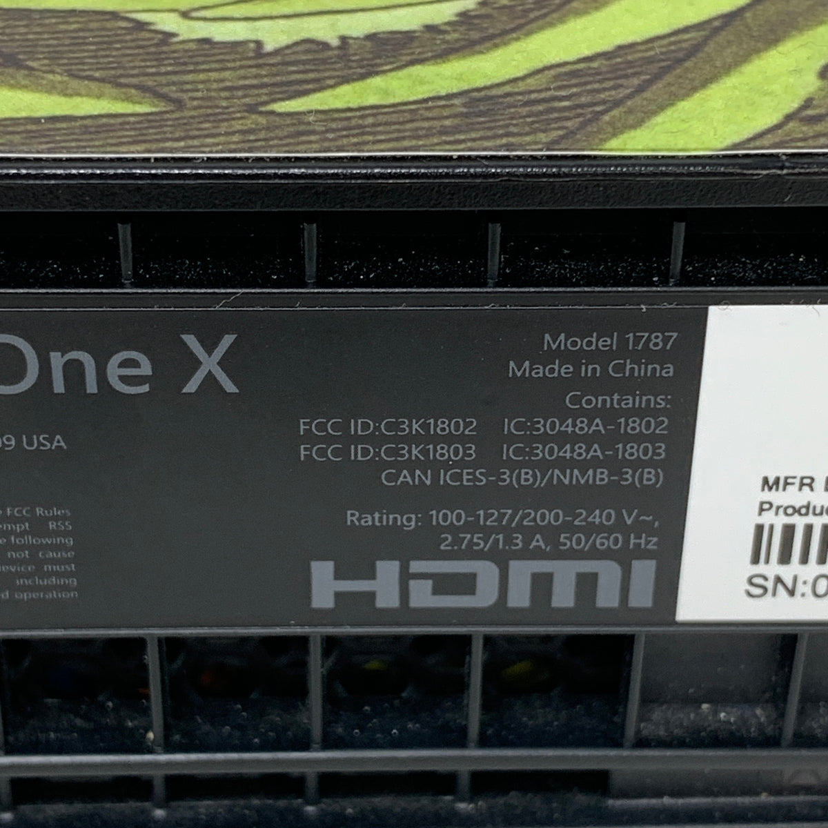 Microsoft Xbox One X 1TB Console Gaming System Black 1787