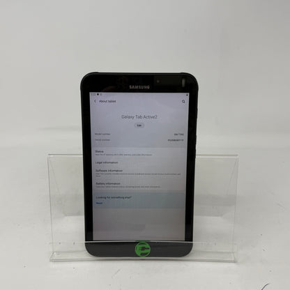 WiFi Only Samsung Galaxy Tab Active2 8.0" 16GB Black SM-T390