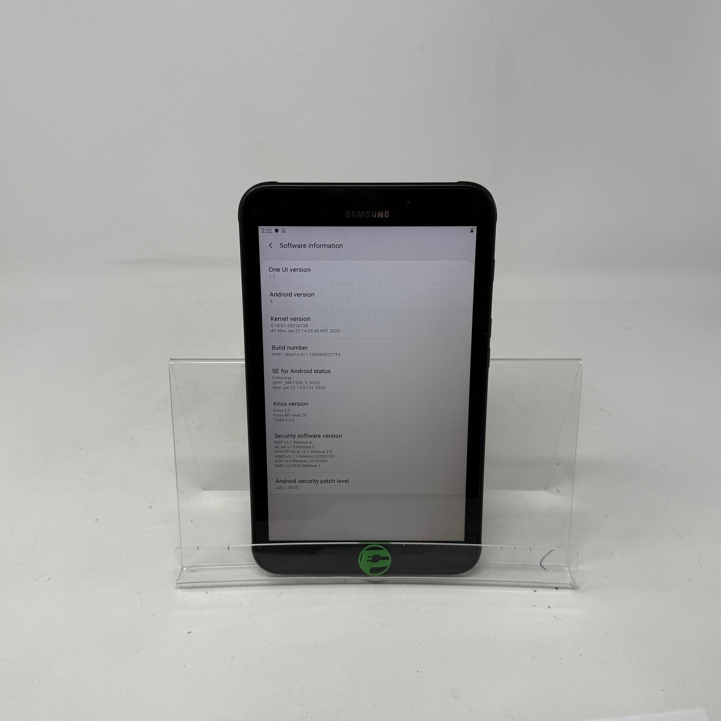 WiFi Only Samsung Galaxy Tab Active2 8.0" 16GB Black SM-T390