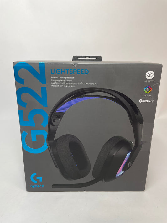 New Logitech G522 Lightspeed Wireless Gaming Headset RGB Black 981-001491