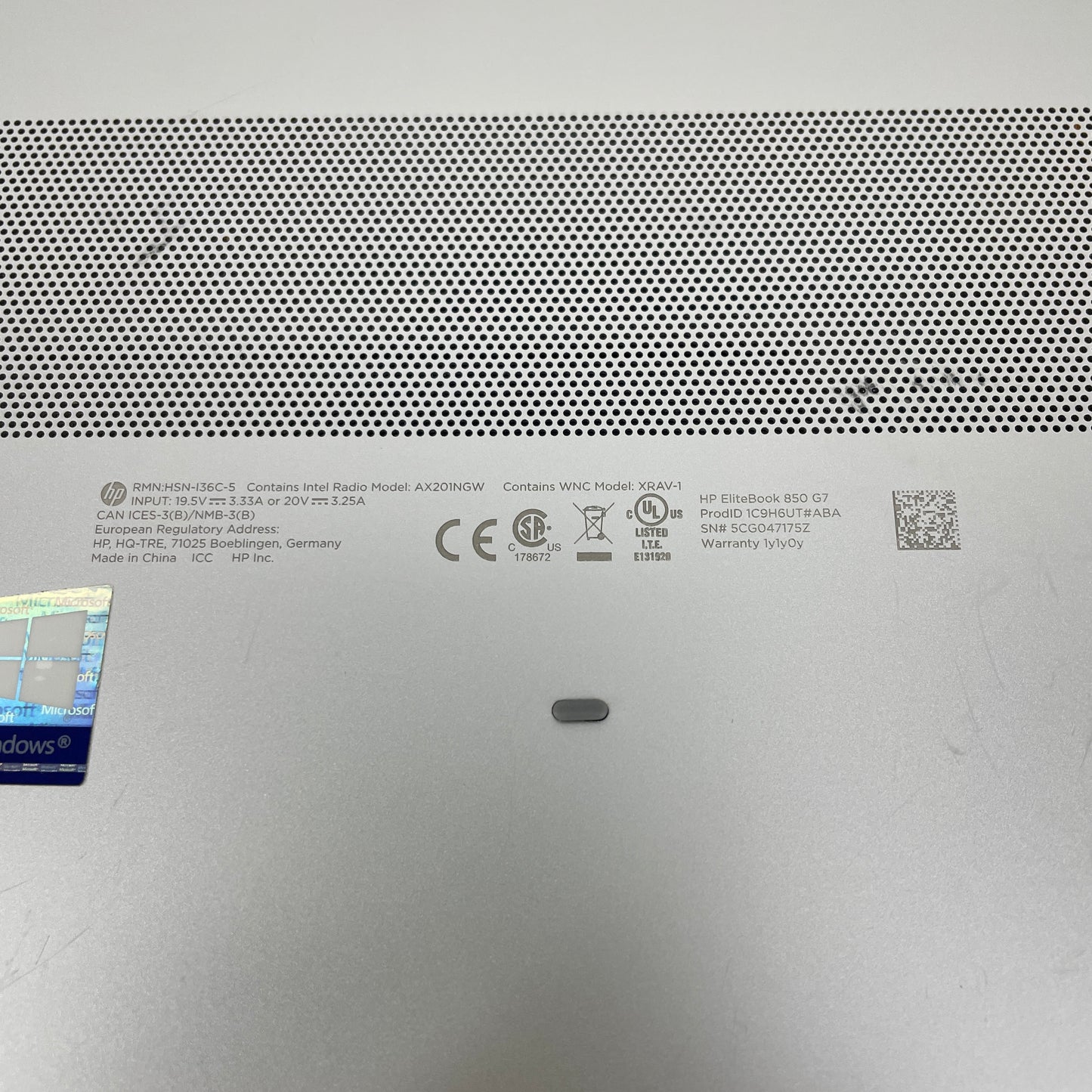 HP EliteBook FEC3A8C 14" I5-10210U 1.6GHz 16GB RAM 256GB SSD