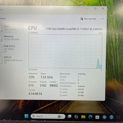 HP NoteBook 250 G8 15.6" i5-1135G7 2.4GHz 16GB RAM 256GB SSD