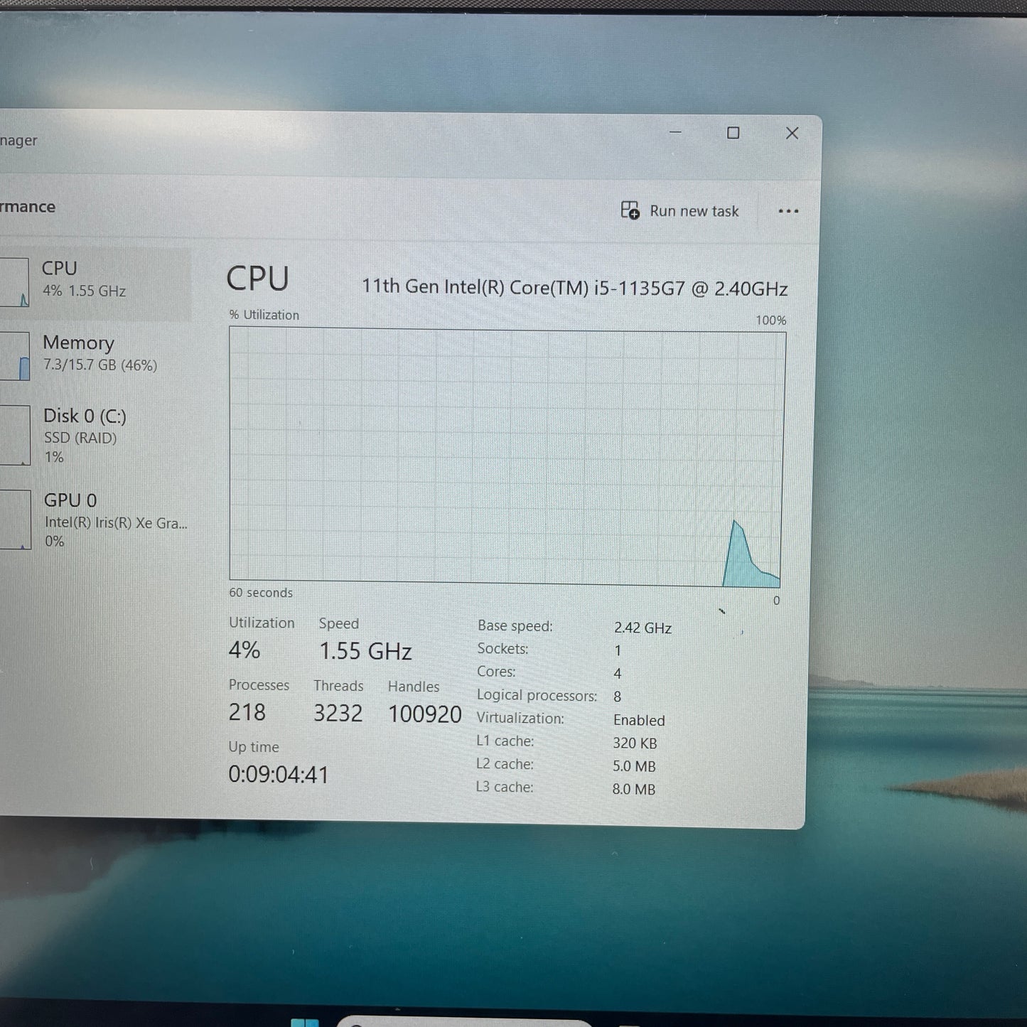 HP NoteBook 250 G8 15.6" i5-1135G7 2.4GHz 16GB RAM 256GB SSD