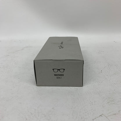 New Ray-Ban Meta Wayfarer Gen 2 Shiny Black Standard BVE5EQ0B AI Smart Glasses
