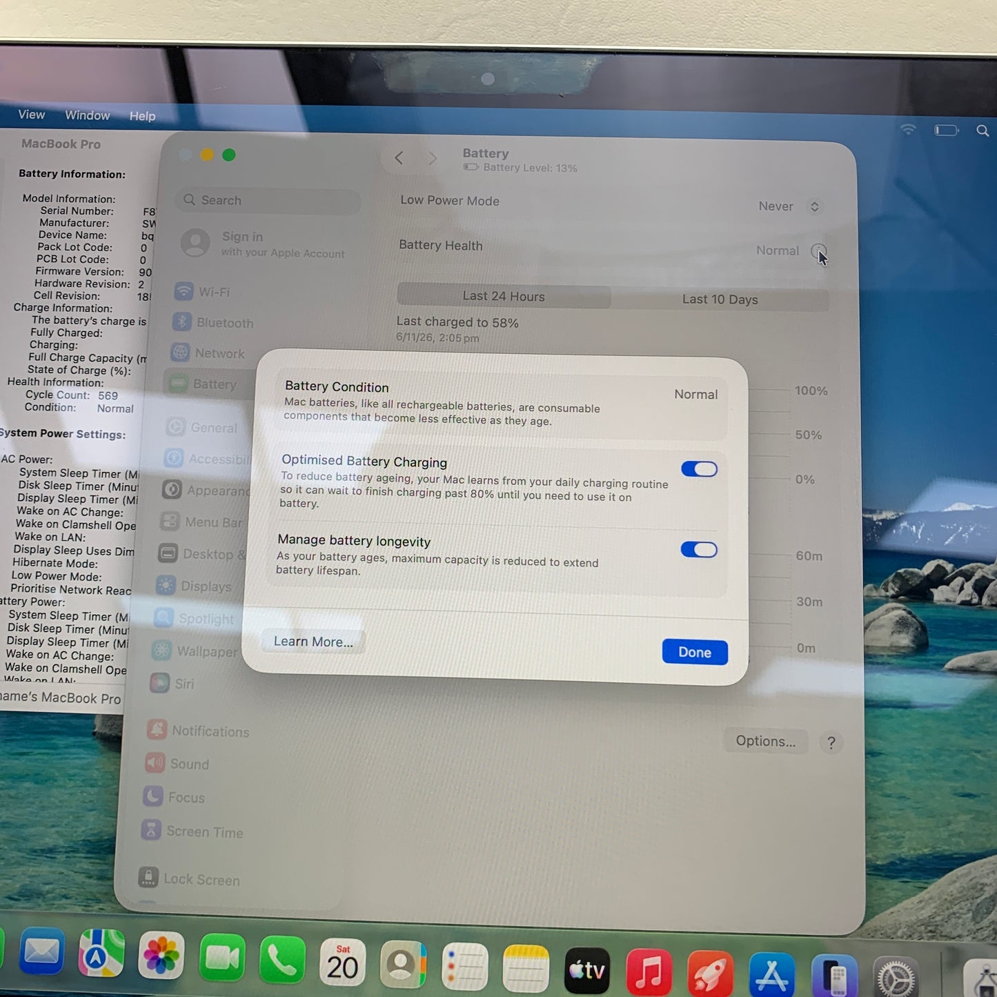 2020 Apple MacBook Pro 13.3" i5 2.0GHz 16GB RAM 500GB SSD Space Gray A2251
