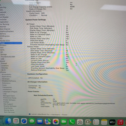 2020 Apple MacBook Pro 13.3" i5 2.0GHz 16GB RAM 500GB SSD Space Gray A2251