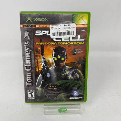 Tom Clancy's Splinter Cell: Pandora Tomorrow (Xbox, 2004) Complete Tested