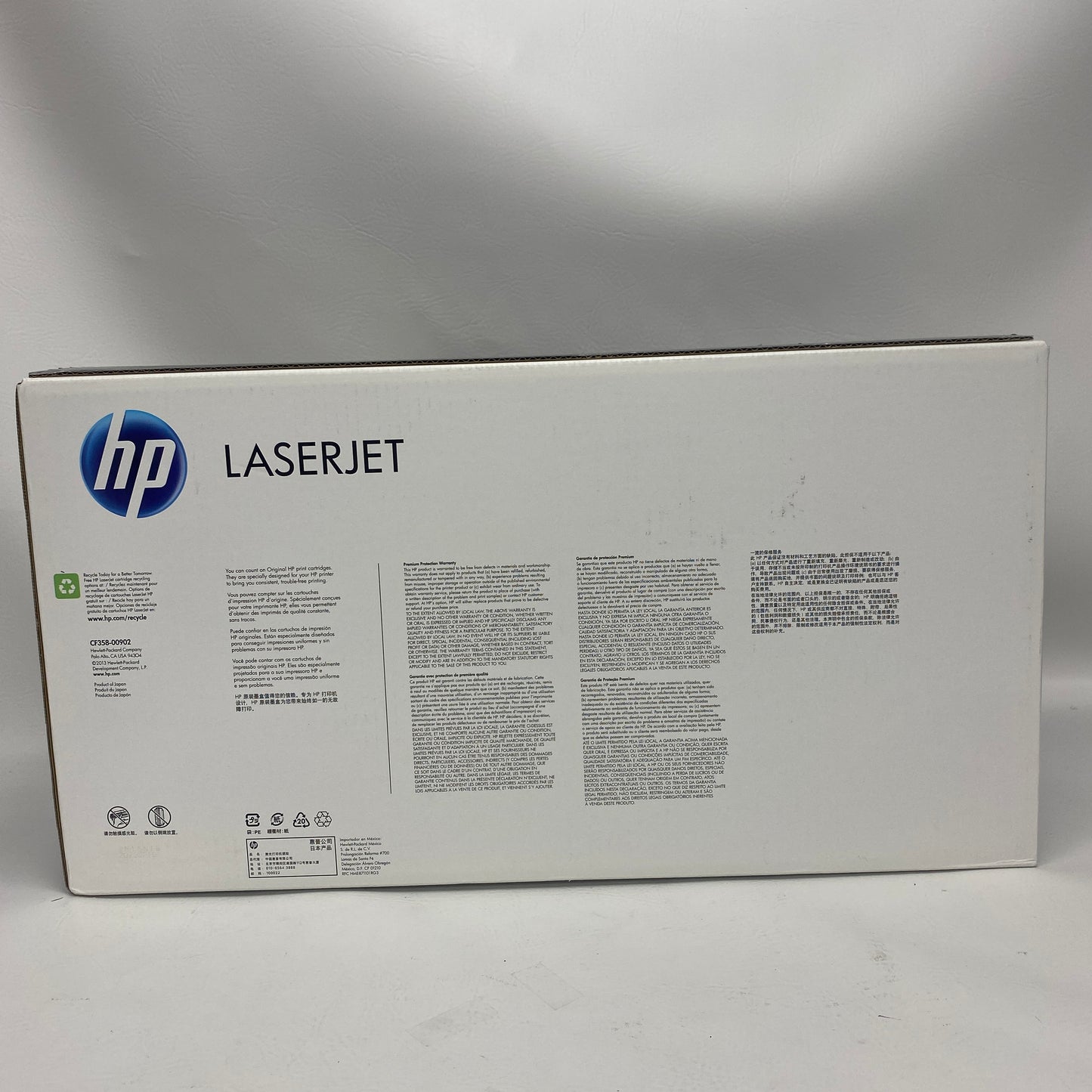 New HP LaserJet 828A Black Toner Cartridge CF358A