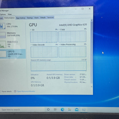 Dell Inspiron 3583 15.6" i3-8145u 2.1GHz 8GB RAM 128GB SSD