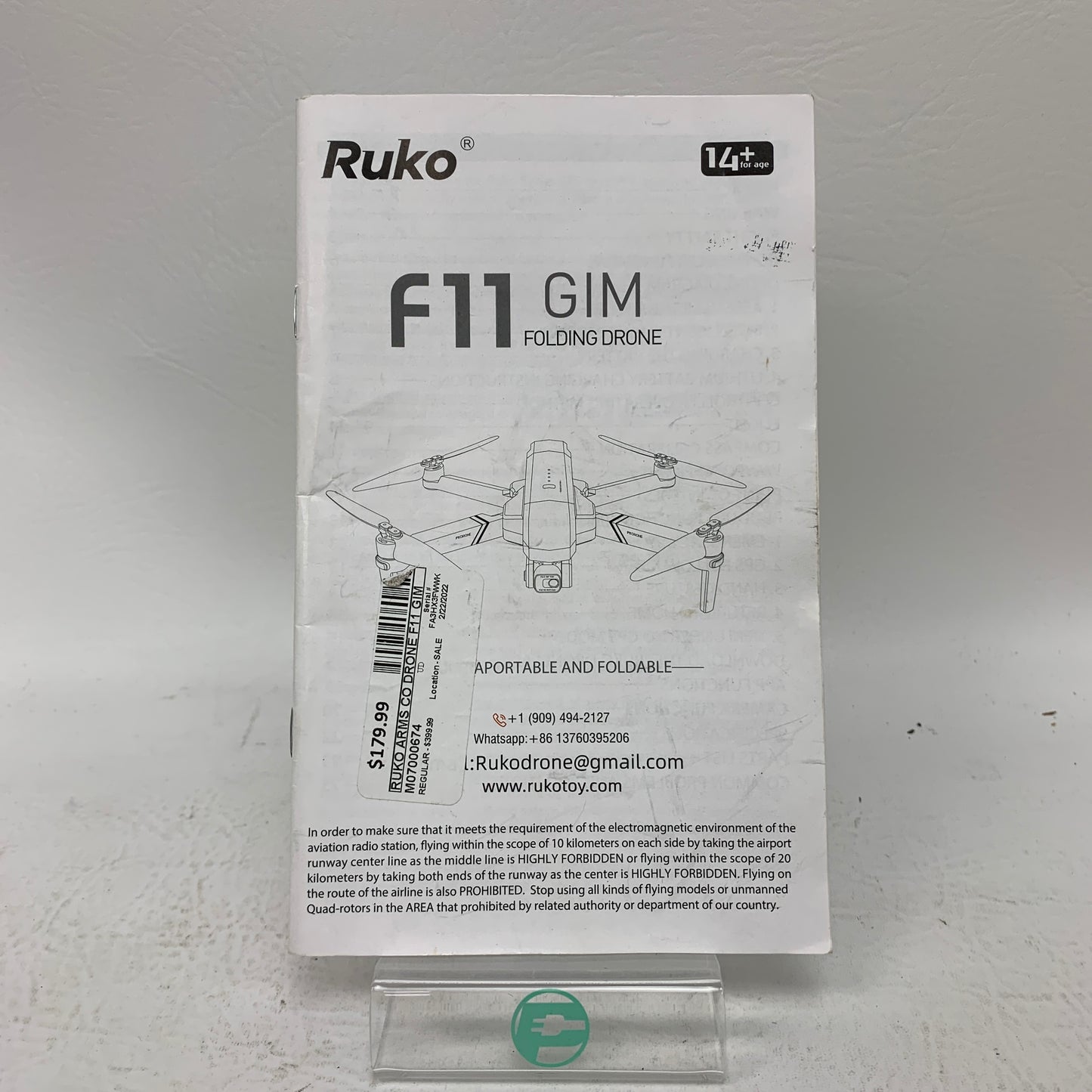 Ruko F11GIM2 4K Camera Drone w/ 2 Axis-Gimbal