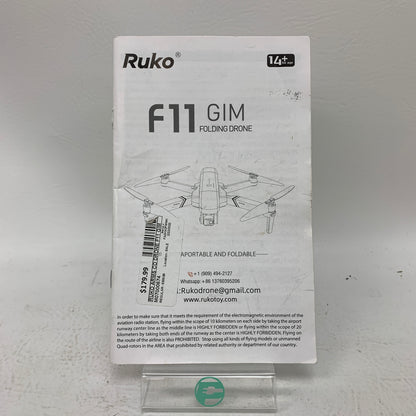 Ruko F11GIM2 4K Camera Drone w/ 2 Axis-Gimbal