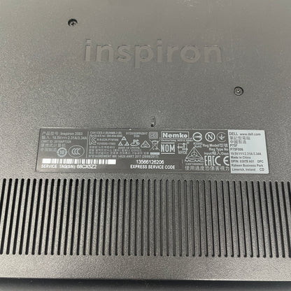 Dell Inspiron 3583 15.6" i3-8145u 2.1GHz 8GB RAM 128GB SSD