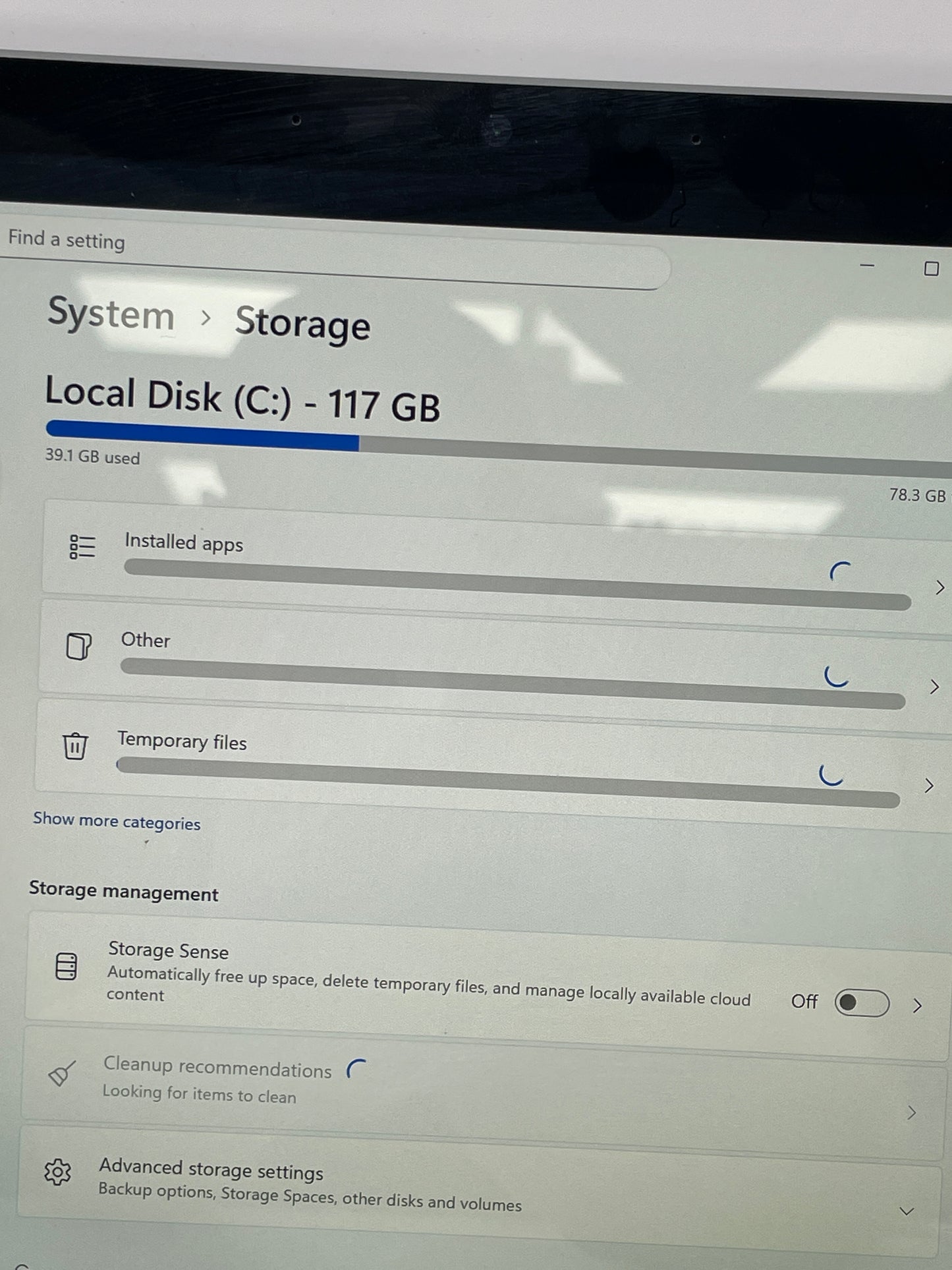 Microsoft Surface Pro 7 1866 12.3" i3-1005G1 1.2GHz 4GB RAM 128GB SSD Intel(R)
