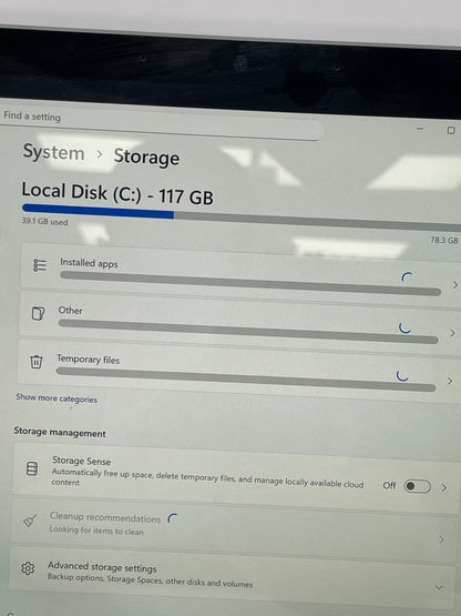 Microsoft Surface Pro 7 1866 12.3" i3-1005G1 1.2GHz 4GB RAM 128GB SSD Intel(R)