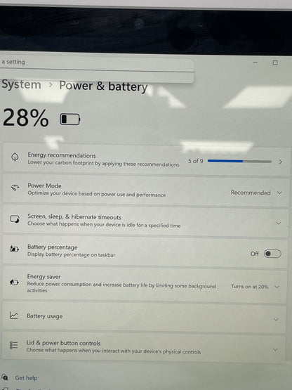 Microsoft Surface Pro 7 1866 12.3" i3-1005G1 1.2GHz 4GB RAM 128GB SSD Intel(R)