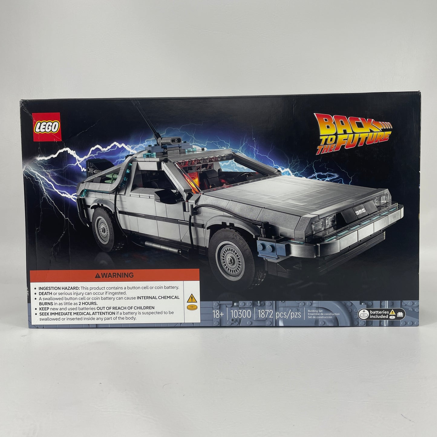 New Lego Icons Back to the Future Time Machine 10300 Model Car Building Kit