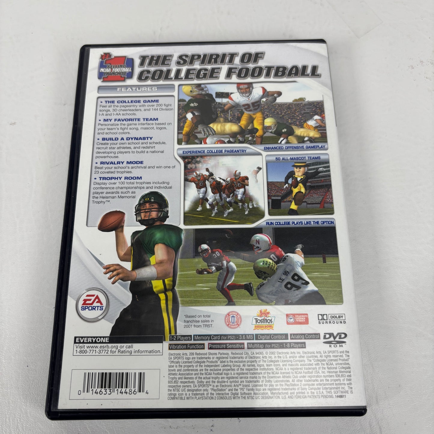 Lot of 6 Sony PlayStation 2 PS2 EA Sports NFL Madden Games