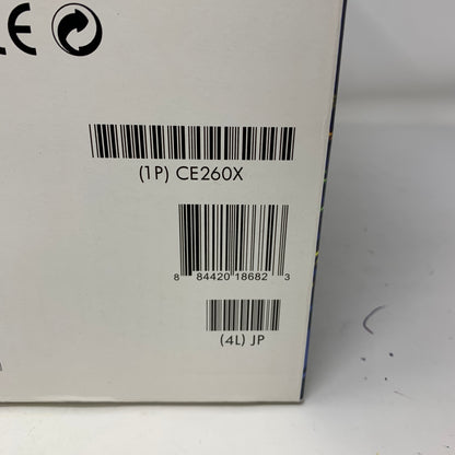 New HP LaserJet 649x Black 4 Pack Toner Cartridge CE260X