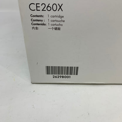 New HP LaserJet 649x Black 4 Pack Toner Cartridge CE260X
