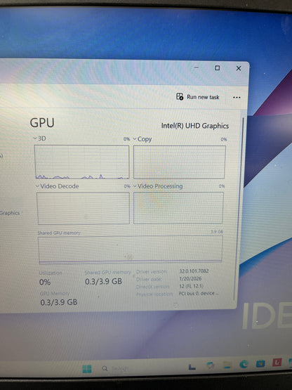 Lenovo Ideapad 3 Slim 15IAN8 15.6" i3-N305 1.8GHz 8GB RAM 256GB SSD