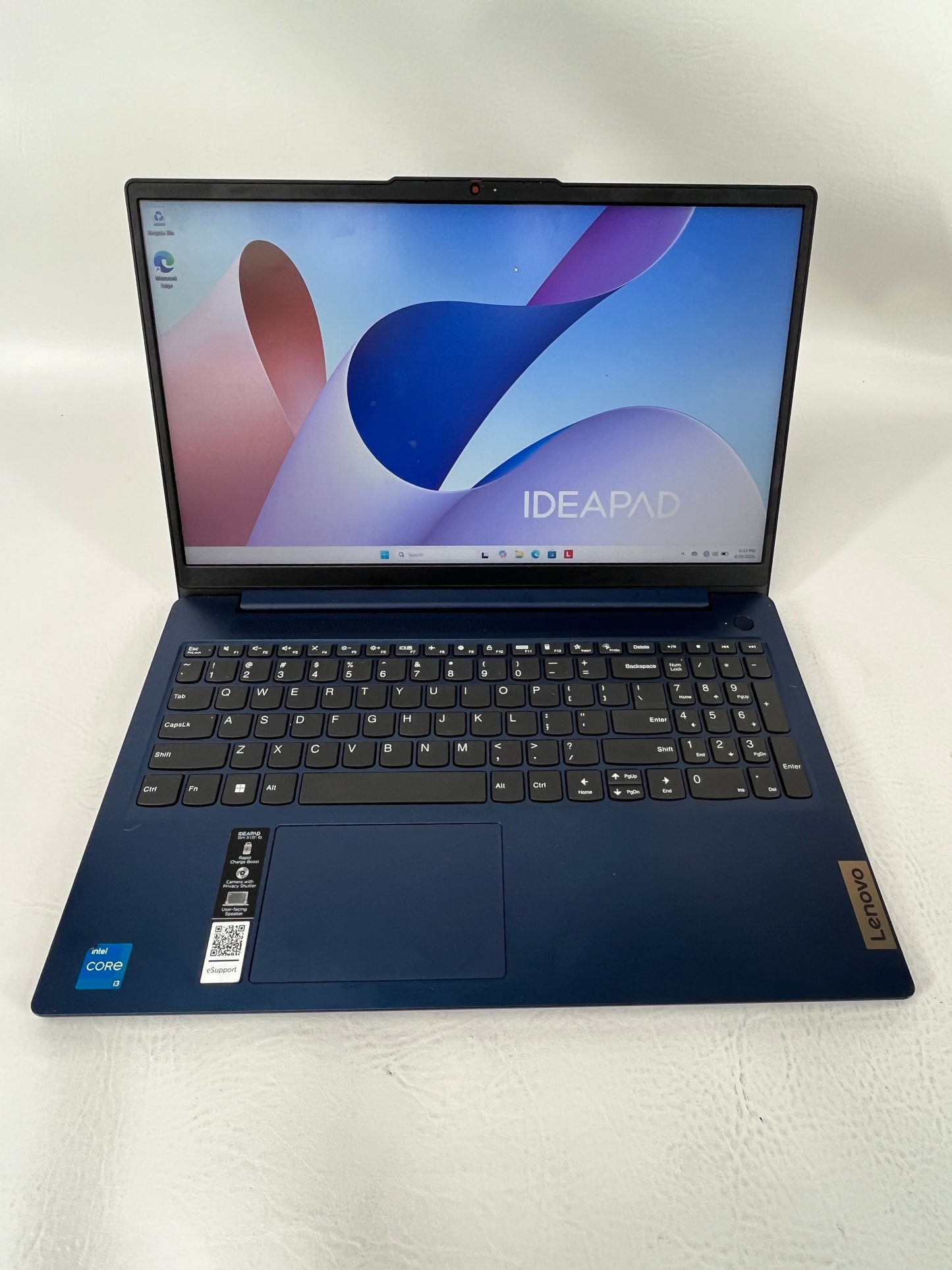 Lenovo Ideapad 3 Slim 15IAN8 15.6" i3-N305 1.8GHz 8GB RAM 256GB SSD