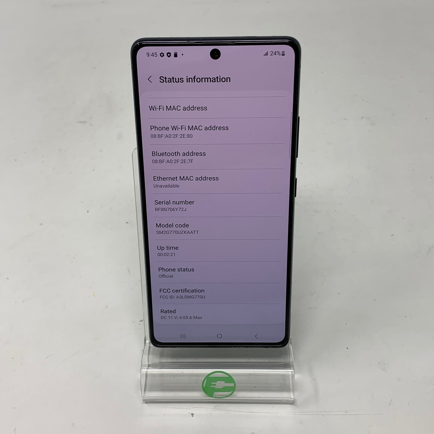 Unlocked Samsung Galaxy S10 Lite 8GB RAM 128GB SM-G770U1 Black