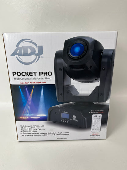 New ADJ Pocket Pro Mini Moving Head Light POC723