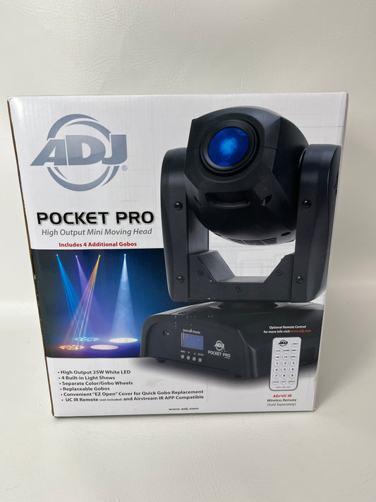 New ADJ Pocket Pro Mini Moving Head Light POC723