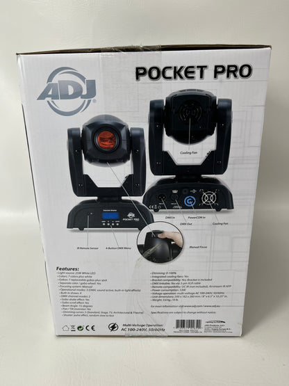 New ADJ Pocket Pro Mini Moving Head Light POC723