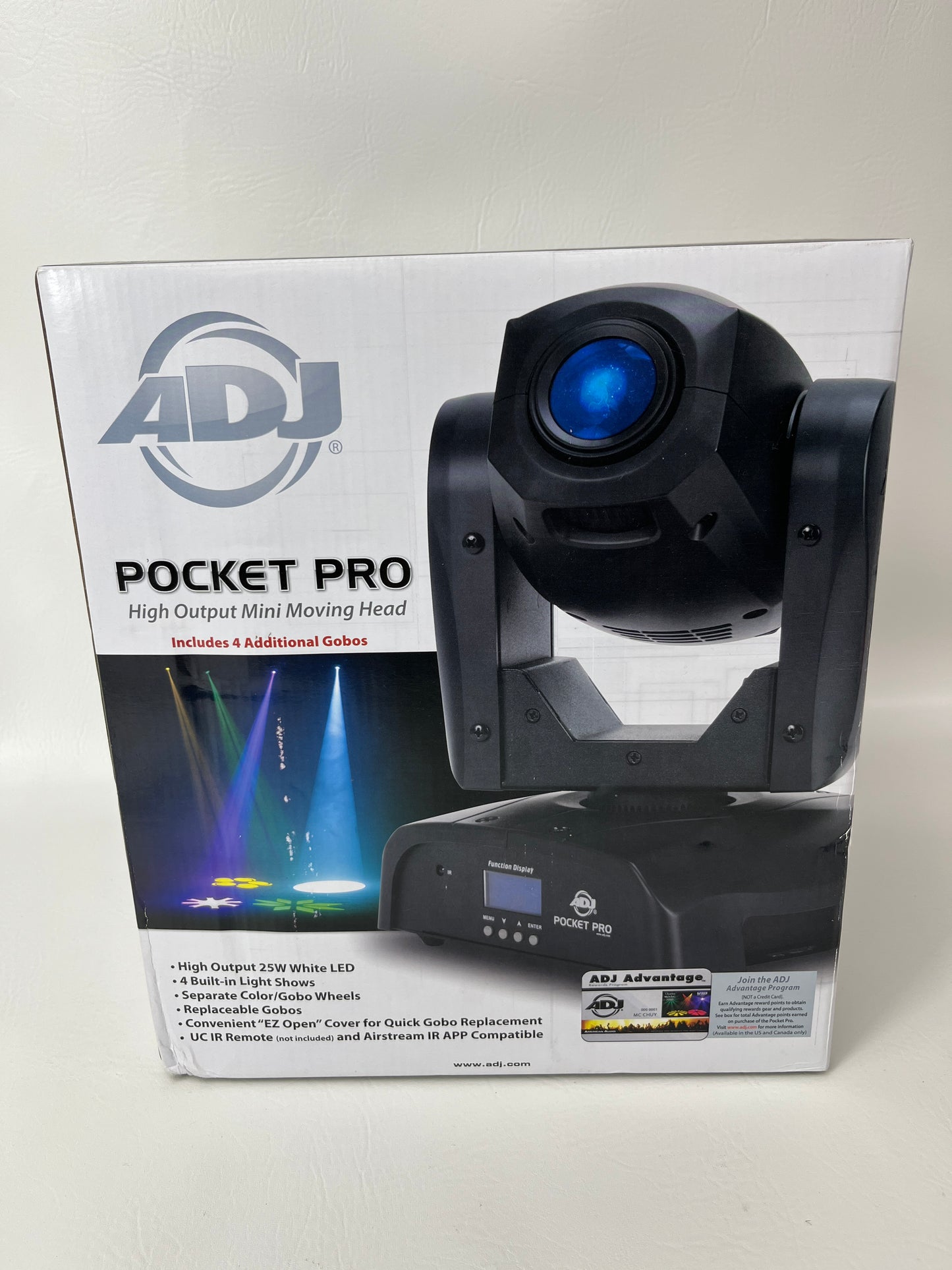 New ADJ Pocket Pro Mini Moving Head Light POC723