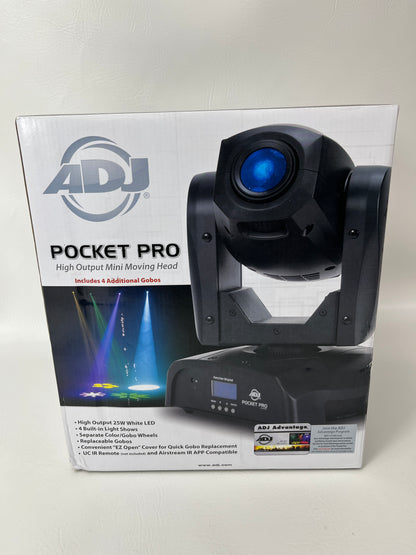 New ADJ Pocket Pro Mini Moving Head Light POC723